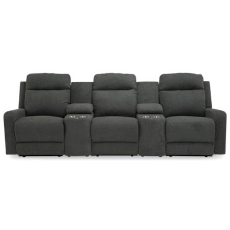 3-Seat Reclining Sectional Sofa