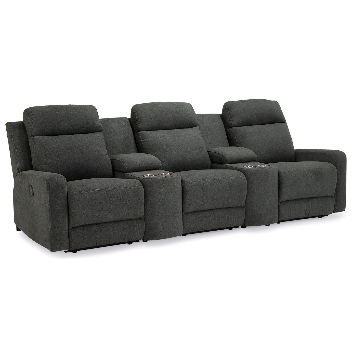 3-Seat Reclining Sectional Sofa