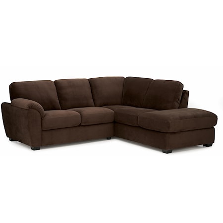 Two Piece Sectional Sofa with LHF Chaise