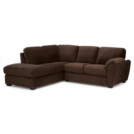 Two Piece Sectional Sofa with RHF Chaise