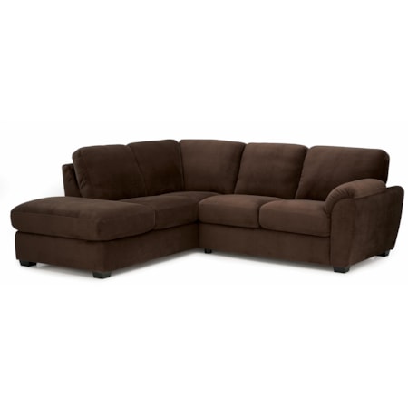 Two Piece Sectional Sofa with RHF Chaise
