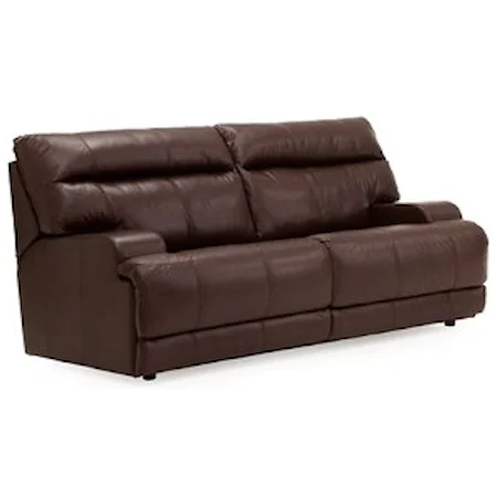 Contemporary 2 Over 2 Sofa Recliner w/ Pwr