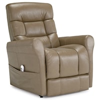 Contemporary Power Lift Chair with Rolled Arms