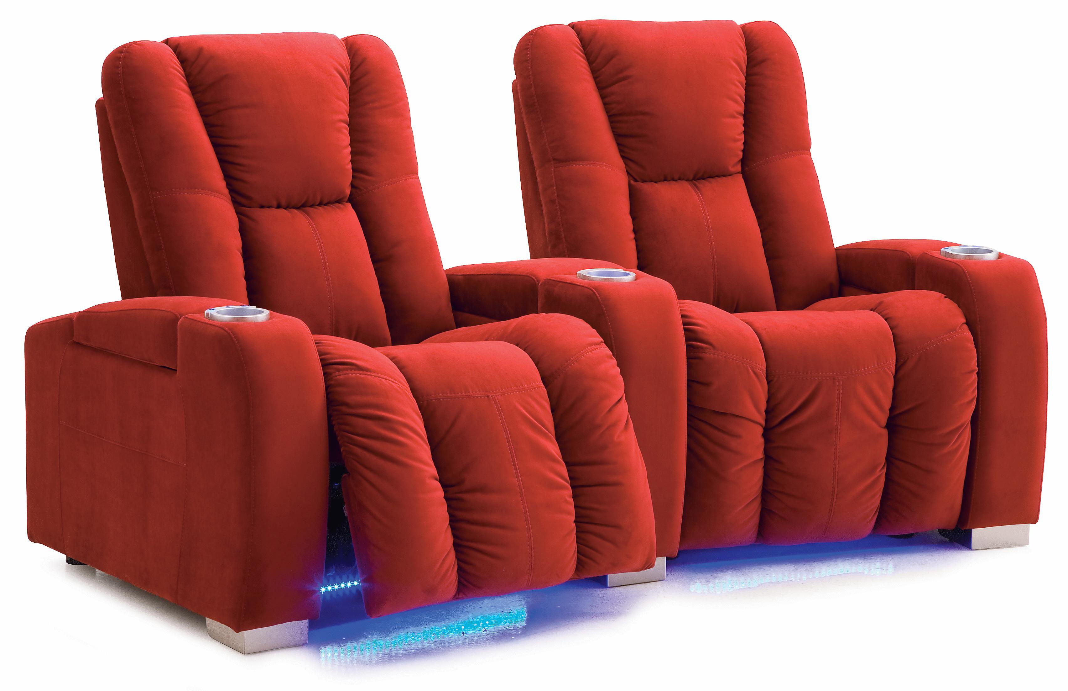 Palliser Media 414025E+3E Contemporary Power Reclining 2Seater Home