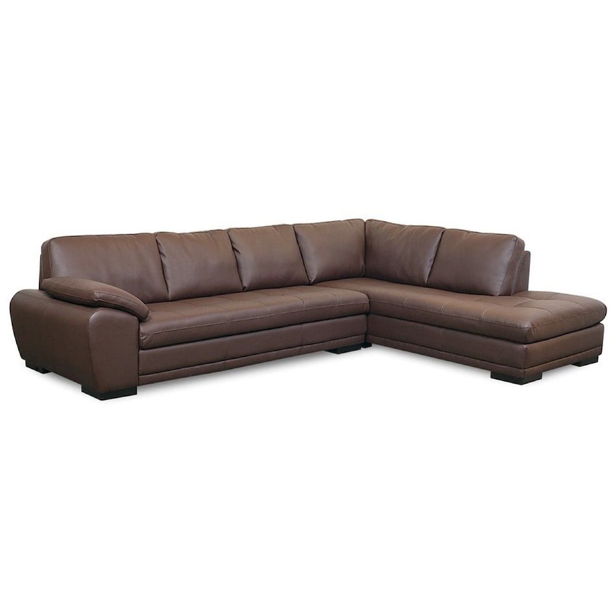 Palliser Miami Contemporary Sectional Sofa with Chaise