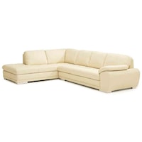 Contemporary 2-Piece Sectional with Corner Chaise