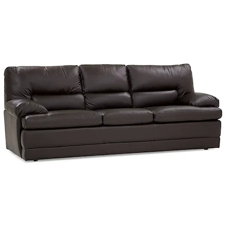 Contemporary Sofa w/ Pillow Arms