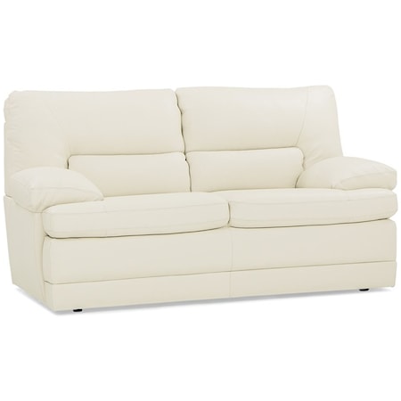 Northbrook Casual Loveseat with Attached Pillow Top Cushions