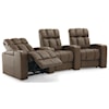 Palliser Ovation Theater Seating Reclining Sectional