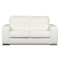 Modern Loveseat w/ Tufting