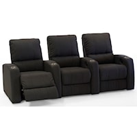 Power Reclining Home Theater Sectional Sofa