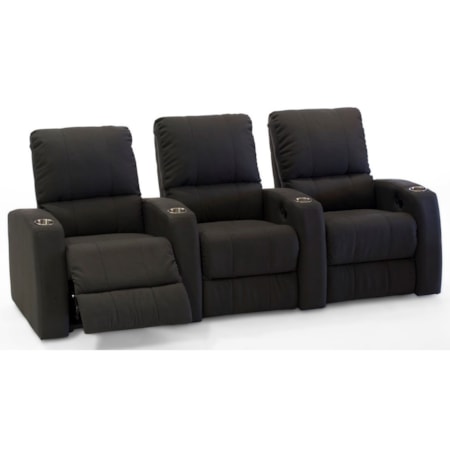 3-Seat Power Reclining Theater Seating
