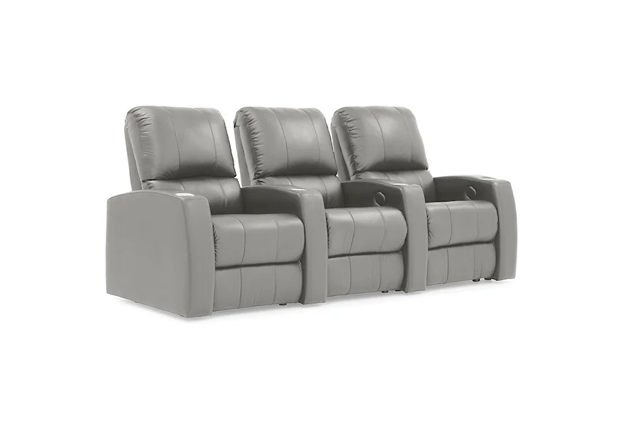 Pacifico 41920 3-Seat Reclining Theater Seating by Palliser at Mueller Furniture