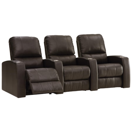 Power Reclining Home Theater Sectional