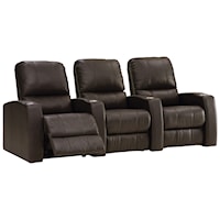 Power Reclining Home Theater Sectional Sofa