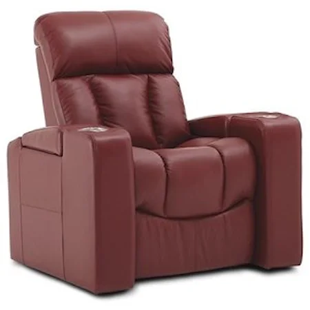 Power Recliner with Power Headrest, USB Ports, and Color-Changing LED Lighting