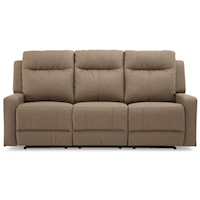Contemporary Power Reclining Sofa with Power Headrest and USB Ports