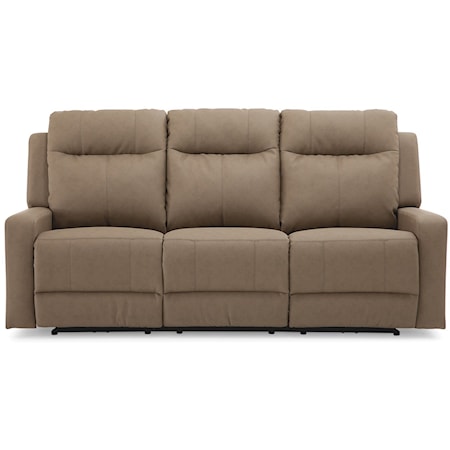 Contemporary Power Reclining Sofa with Power Headrest and USB Ports