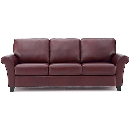 Rosebank Transitional Sofa with Flared Arms