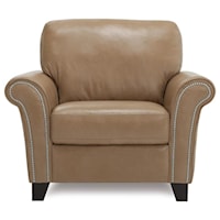 Rosebank Transitional Arm Chair with Nail Head Details