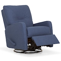 Theo Contemporary Swivel Glider Manual Recliner