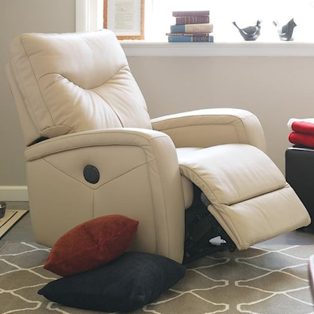 Contemporary Power Swivel Glider Recliner