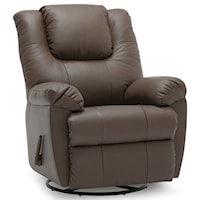 Tundra Swivel Rocker Recliner Chair with Pillow Top Arms