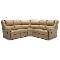 Power Reclining Sectional with Pillow Arms