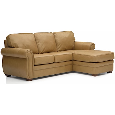 Transitional Sectional with RHF Chaise