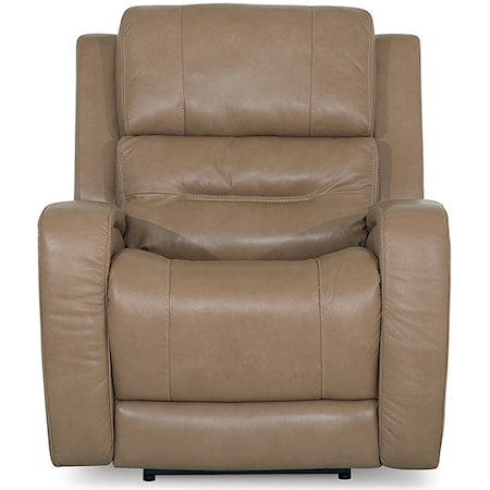 Washington Contemporary Wallhugger Power Recliner with Power Headrest