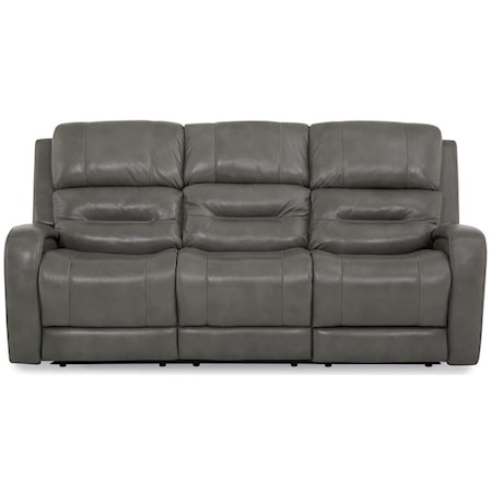 Power Reclining Sofa with Power Headrests