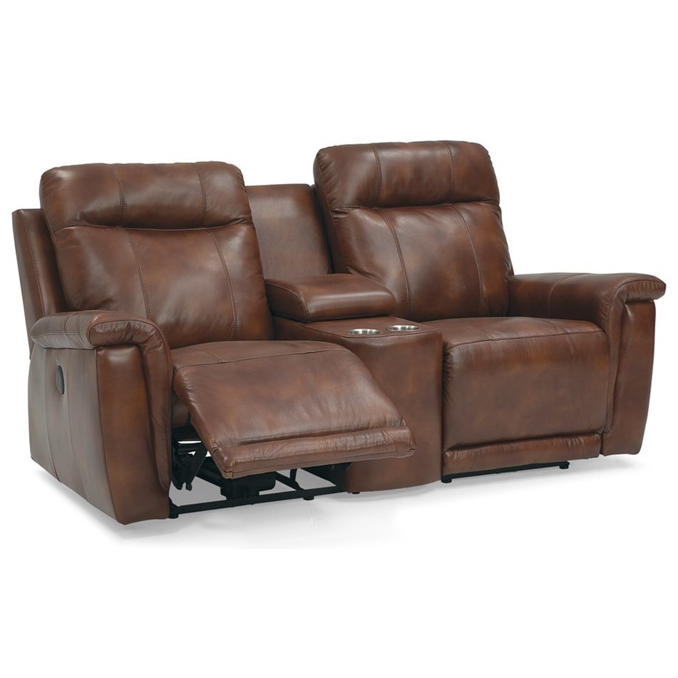 Power Reclining Console Loveseat