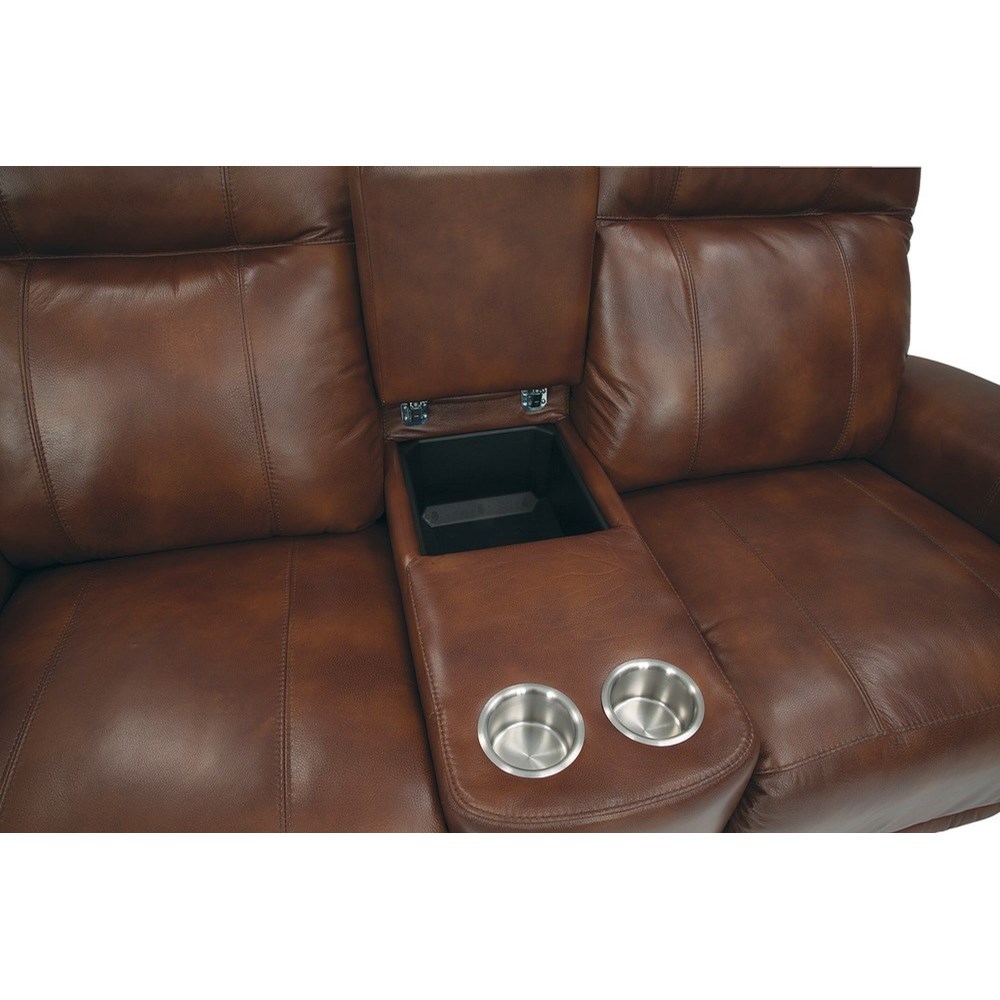 Power Reclining Console Loveseat