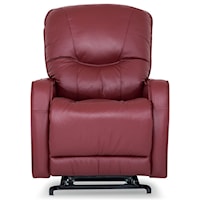 Casual Power Lift Chair with Sloped Track Arms
