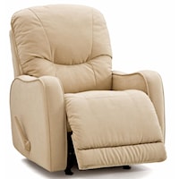Casual Power Swivel Glider Recliner with Sloped Track Arms