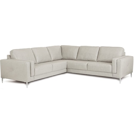 Zuri Casual 2-Piece L-Shape Sectional Sofa