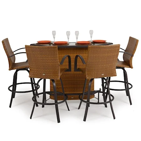 5 Pc. Outdoor Bar Set