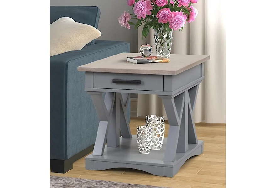 Americana Modern End Table by Parker House at Z & R Furniture