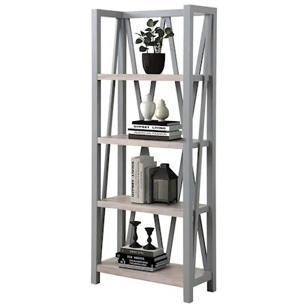 4-Tier Etagere Bookcase