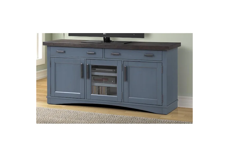 Americana Modern 63" TV Console with Power Center by Parker House at Howell Furniture
