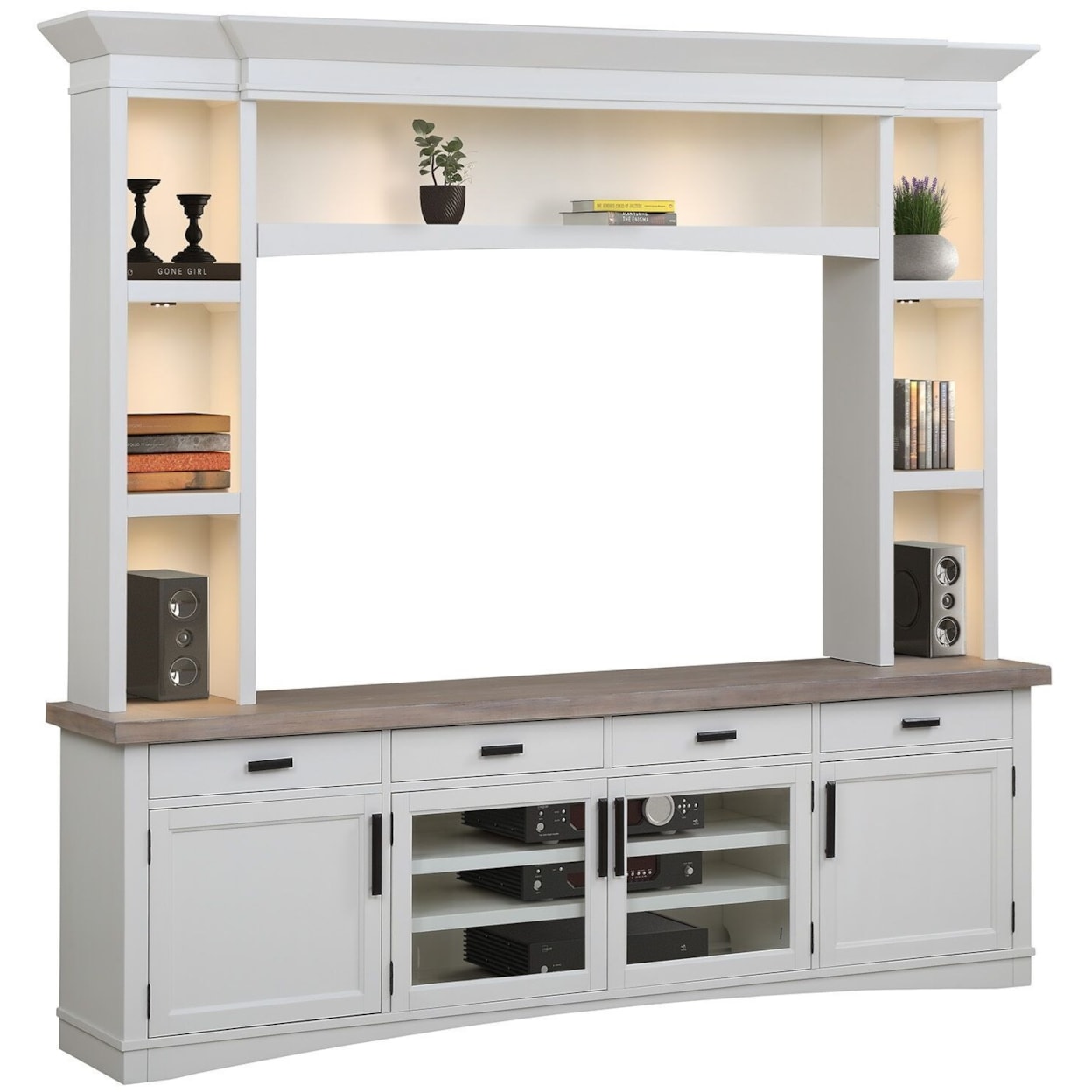 Paramount Furniture Americana Modern Entertainment Wall Unit