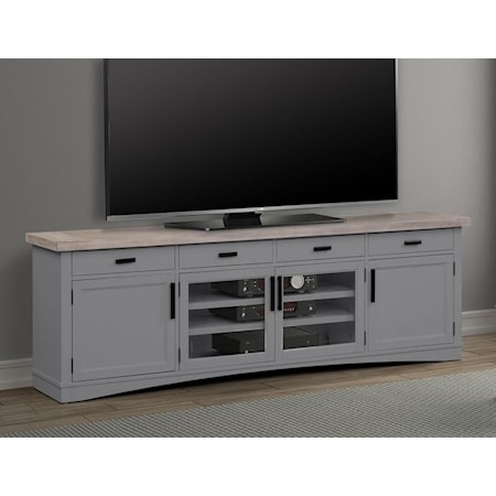 92" TV Console with Power Center