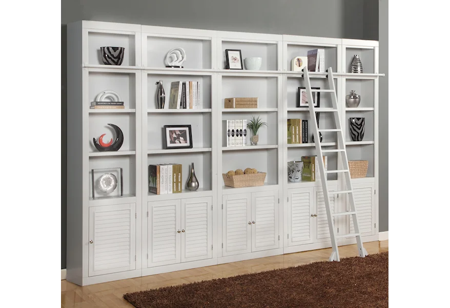 Boca Expanded Library Wall Unit by Parker House at Westrich Furniture & Appliances