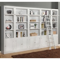Transitional Expanded Library Wall Unit
