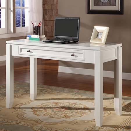 Transitional 47" Writing Desk with Drawer