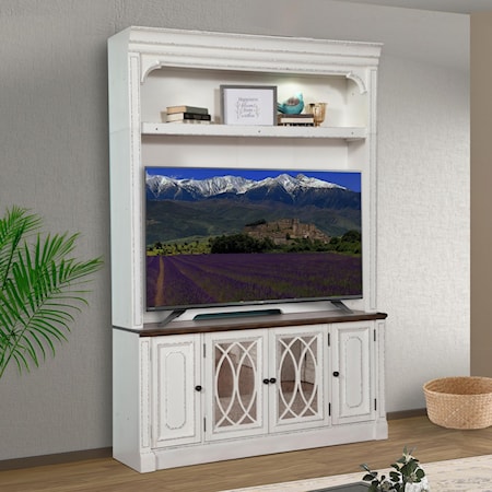 TV Stand with Hutch