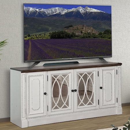 63 in. TV Console with Power Center