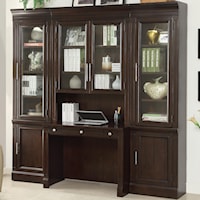 Complete Wall Unit with Built In Desk