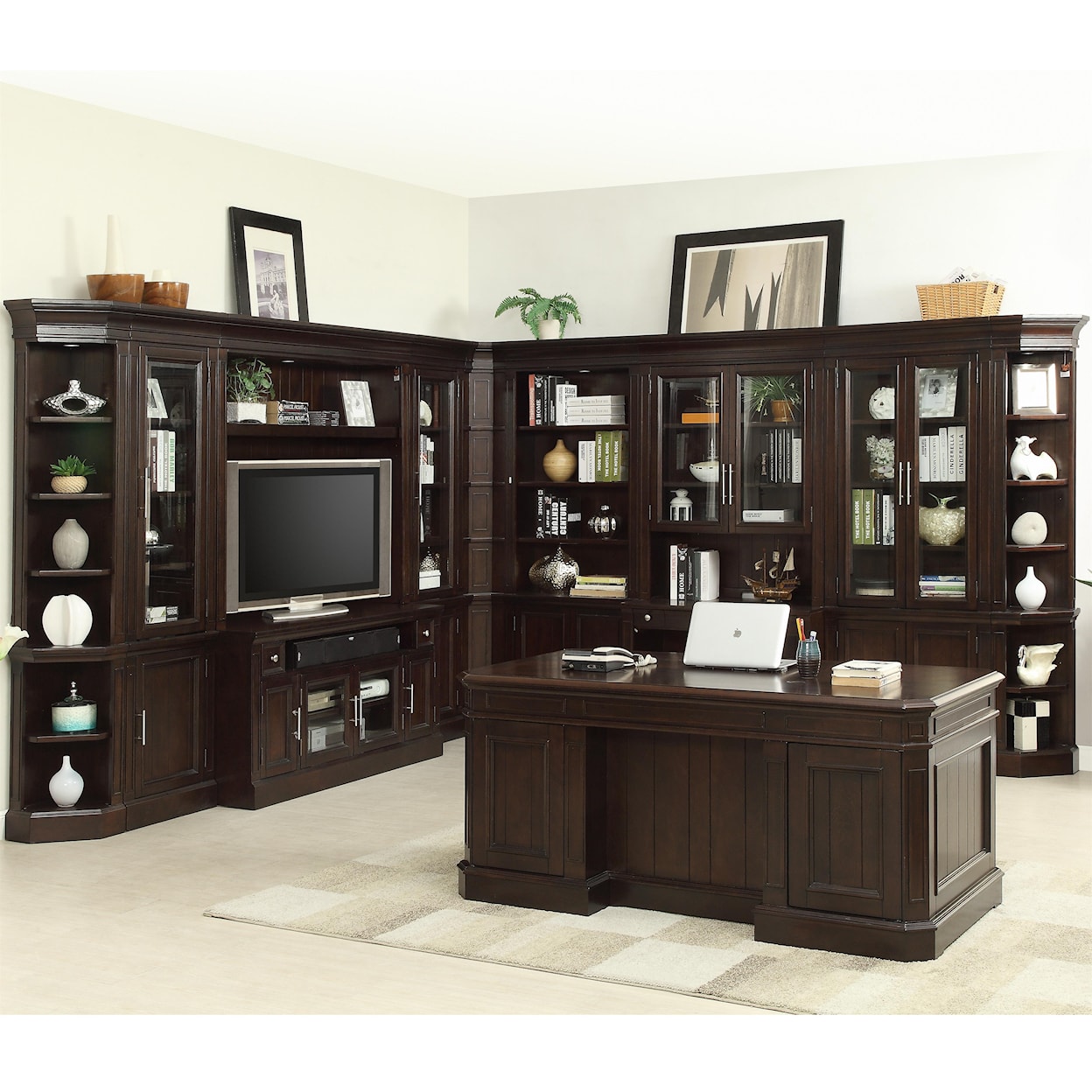 PH Stanford Double Pedestal Executive Desk