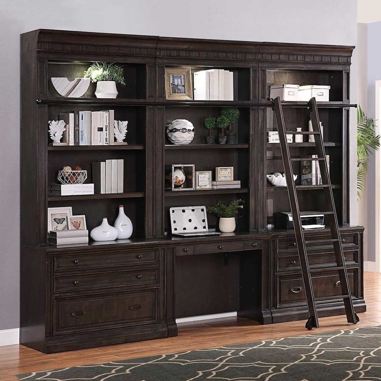 Parker House Washington Heights Bookcase Wall Unit